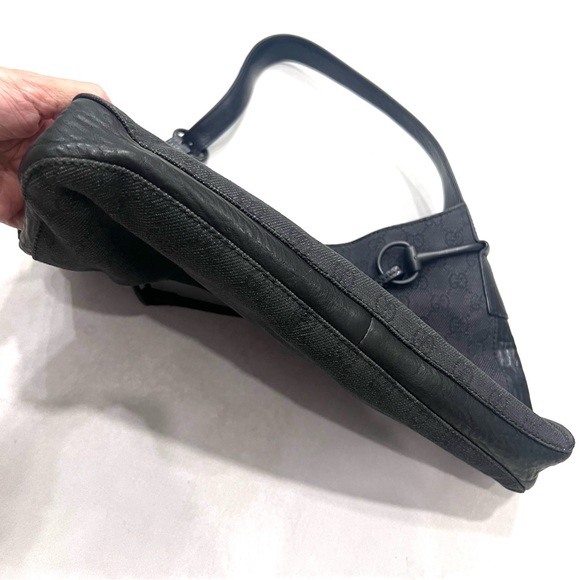 GUCCI GG denim hobo shoulder bag - Picture 9 of 10